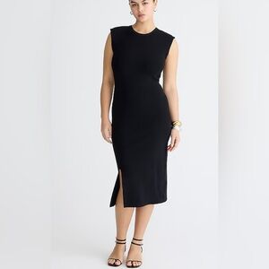 J. Crew Sleeveless sweater-dress in stretch viscose blend